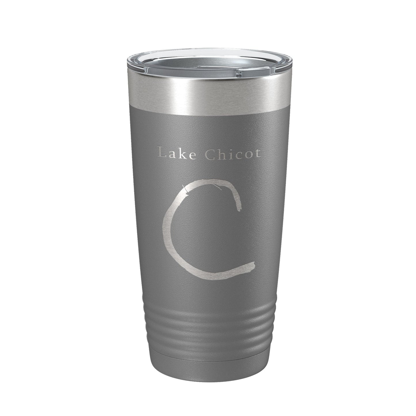 Lake Chicot Map Tumbler Travel Mug Insulated Laser Engraved Coffee Cup Arkansas 20 oz-16