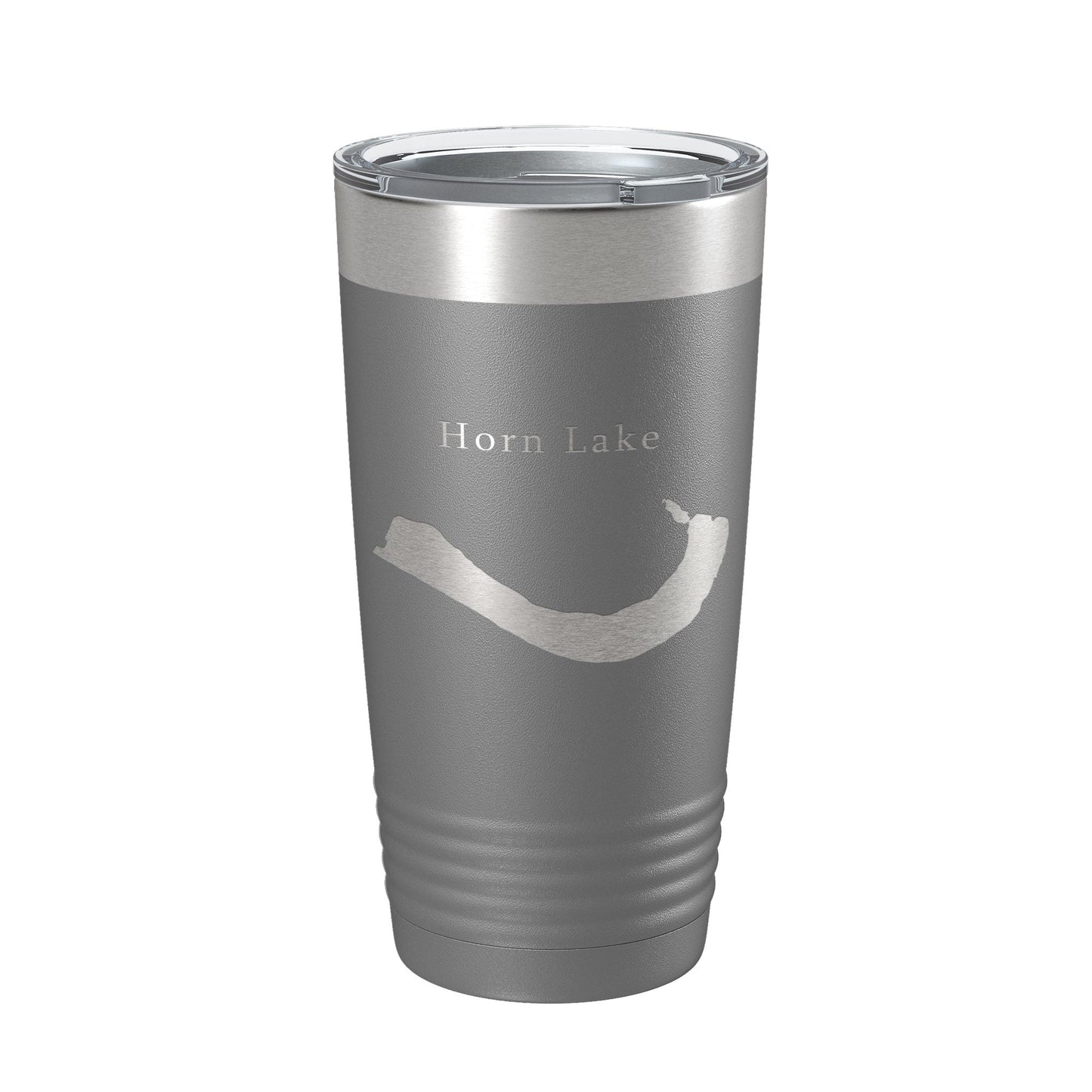 Horn Lake Map Tumbler Travel Mug Insulated Laser Engraved Coffee Cup Mississippi 20 oz-16