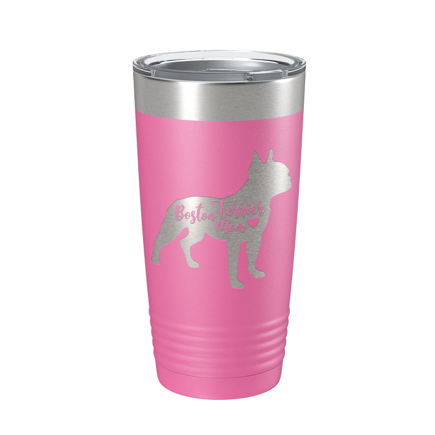 Boston Terrier Mom Tumbler Dog Travel Mug Gift Insulated Laser Engraved Coffee Cup 20 oz-11