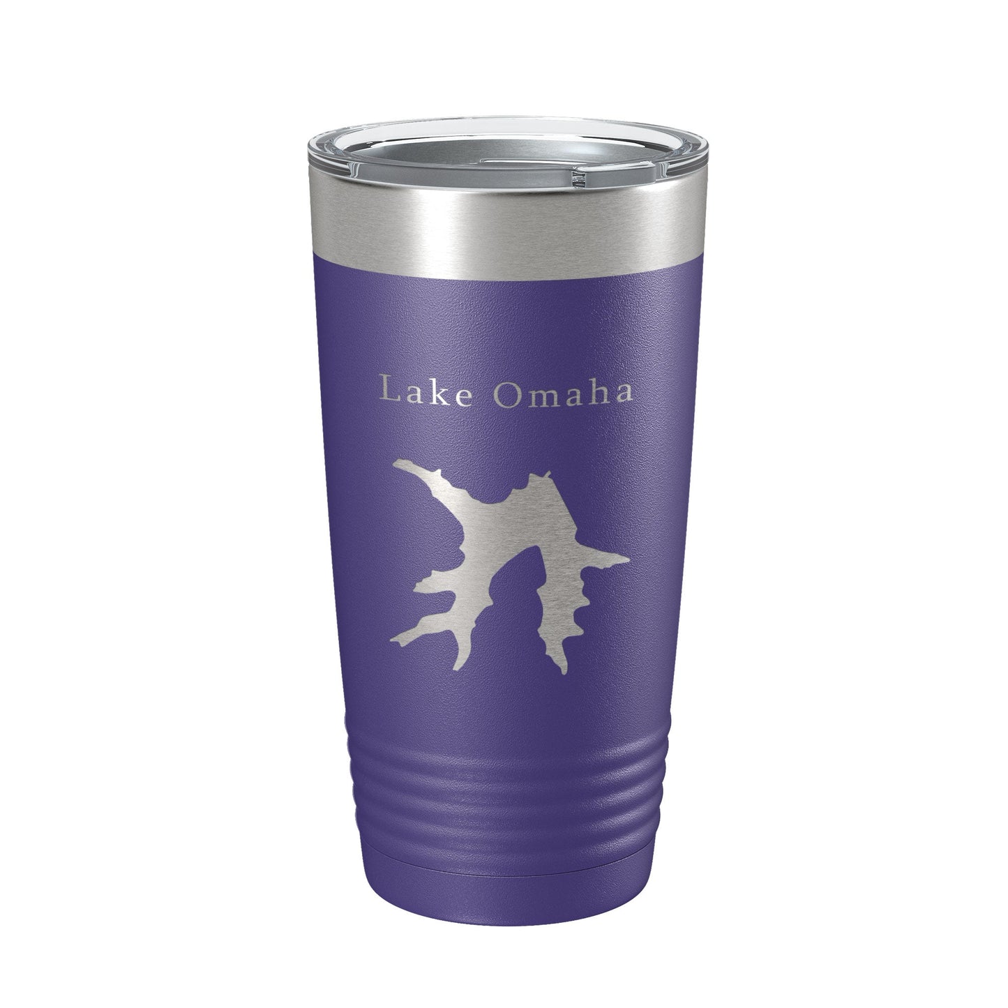 Lake Omaha Map Tumbler Travel Mug Insulated Laser Engraved Coffee Cup Arkansas 20 oz-15