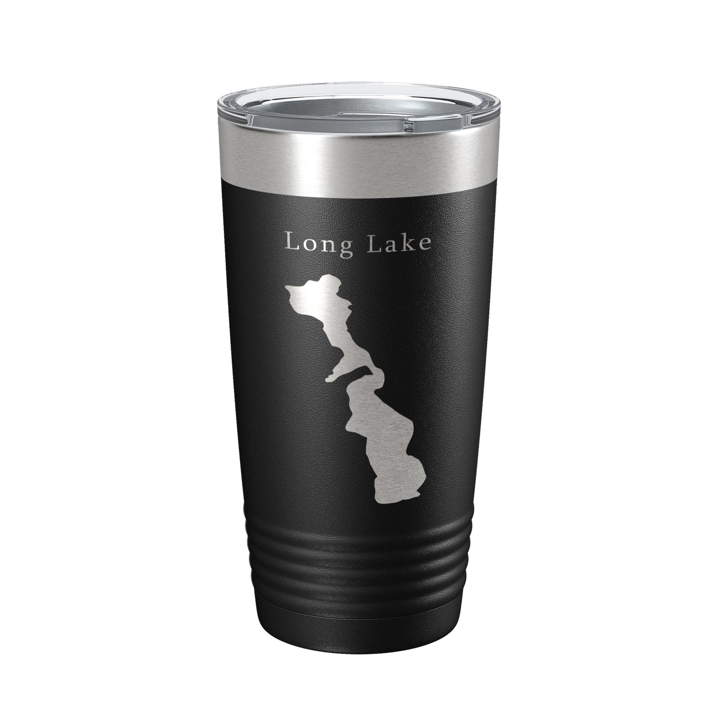 Long Lake Map Tumbler Travel Mug Insulated Laser Engraved Coffee Cup Minneapolis St. Paul Minnesota 20 oz-5