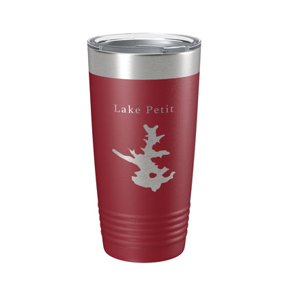 Lake Petit Map Tumbler Travel Mug Insulated Laser Engraved Coffee Cup Georgia 20 oz-18