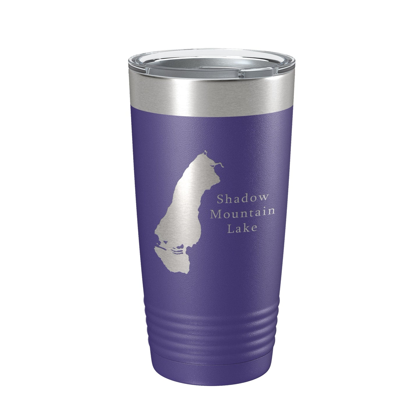 Shadow Mountain Lake Map Tumbler Travel Mug Insulated Laser Engraved Coffee Cup Colorado 20 oz-15