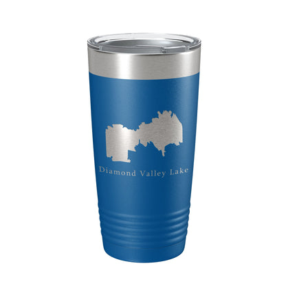 Diamond Valley Lake Map Tumbler Travel Mug Insulated Laser Engraved Coffee Cup California 20 oz-6