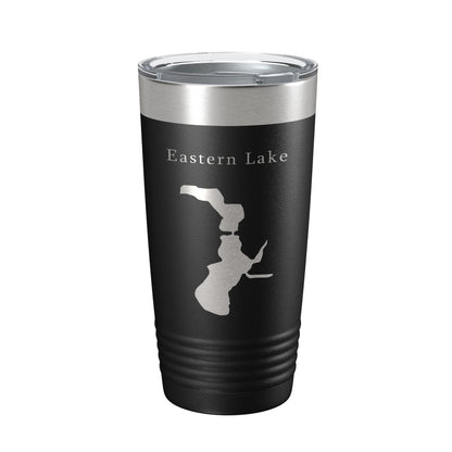 Eastern Lake Map Tumbler Travel Mug Insulated Laser Engraved Coffee Cup Florida 20 oz-5