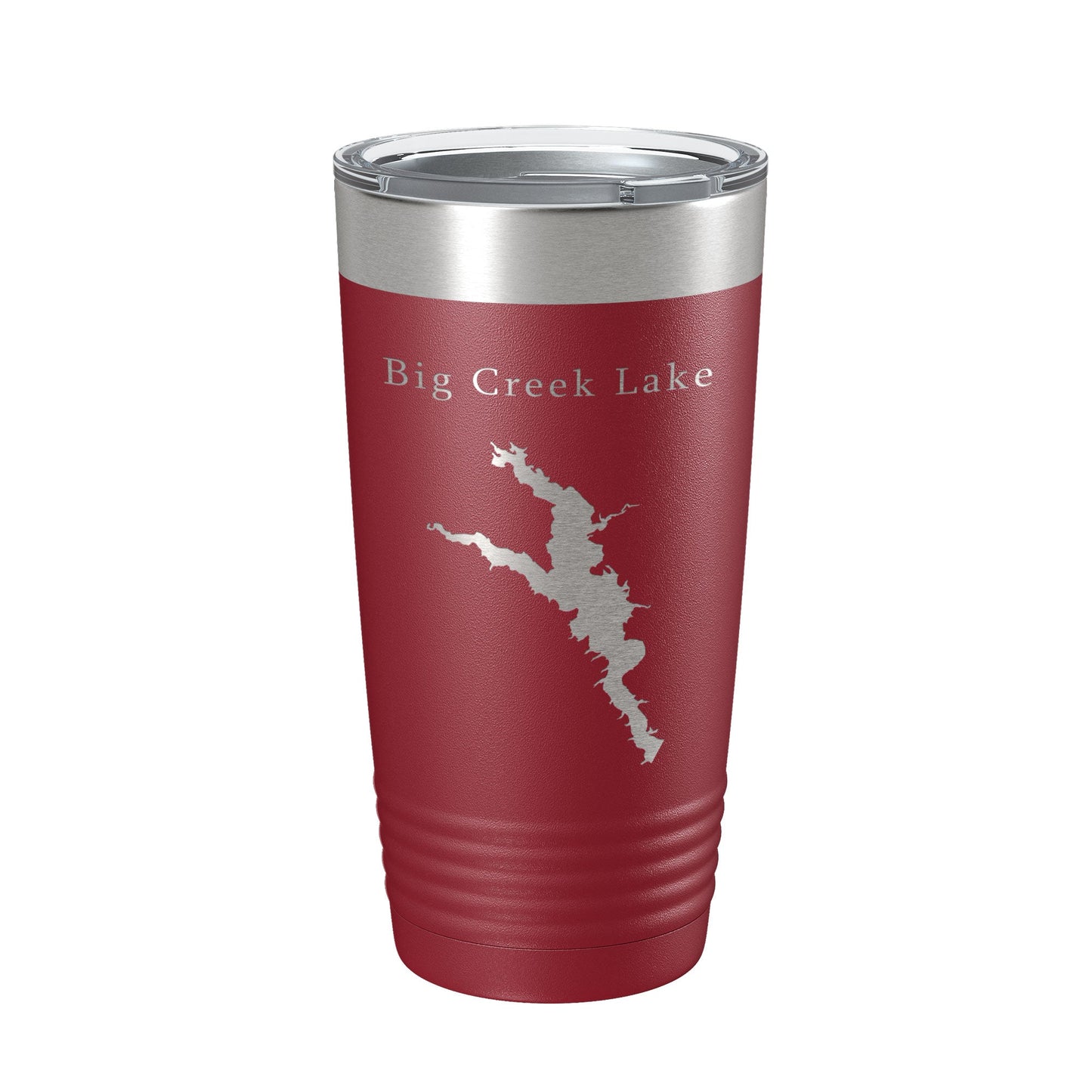 Big Creek Lake Map Tumbler Travel Mug Insulated Laser Engraved Coffee Cup Iowa 20 oz-18