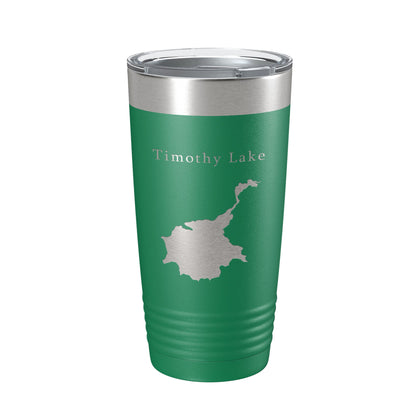 Timothy Lake Map Tumbler Travel Mug Insulated Laser Engraved Coffee Cup Oregon 20 oz-9