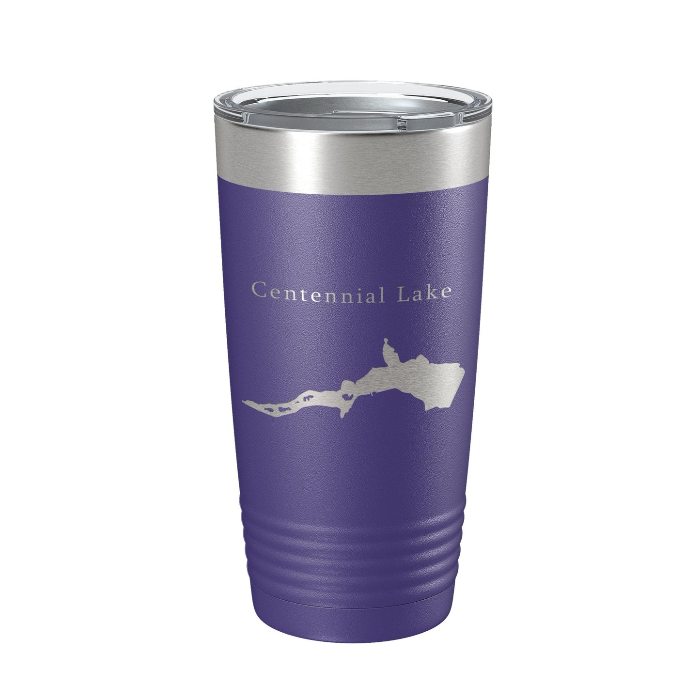 Centennial Lake Map Tumbler Travel Mug Insulated Laser Engraved Coffee Cup Maryland 20 oz-15