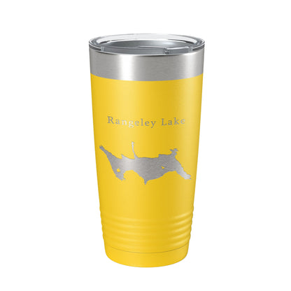 Rangeley Lake Map Tumbler Travel Mug Insulated Laser Engraved Coffee Cup Maine 20 oz-19