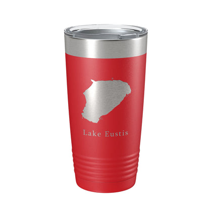 Lake Eustis Map Tumbler Travel Mug Insulated Laser Engraved Coffee Cup Florida 20 oz-10