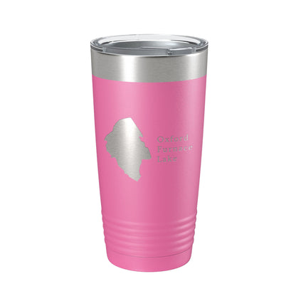 Oxford Furnace Lake Map Tumbler Travel Mug Insulated Laser Engraved Coffee Cup New Jersey 20 oz-11