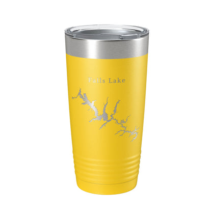 Falls Lake Map Tumbler Travel Mug Insulated Laser Engraved Coffee Cup Durham North Carolina 20 oz-19