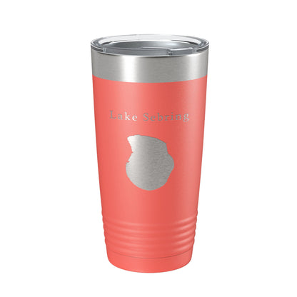 Lake Sebring Map Tumbler Travel Mug Insulated Laser Engraved Coffee Cup Florida 20 oz-20