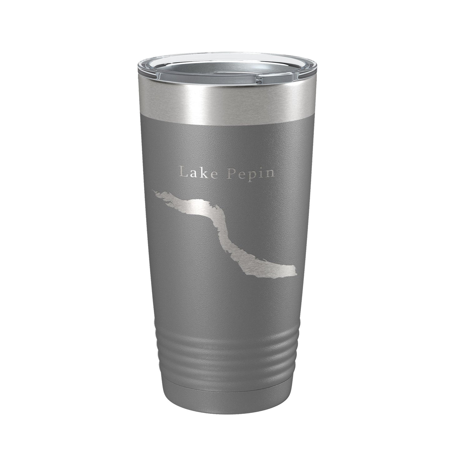 Lake Pepin Map Tumbler Travel Mug Insulated Laser Engraved Coffee Cup Minnesota Wisconsin 20 oz-16