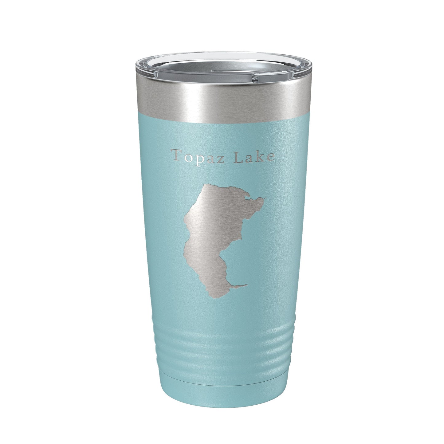 Topaz Lake Map Tumbler Travel Mug Insulated Laser Engraved Coffee Cup California Nevada 20 oz-13