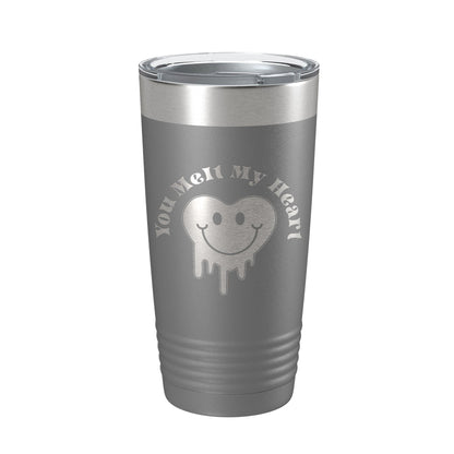 Valentine's Day Tumbler You Melt My Heart Travel Mug Insulated Laser Engraved Coffee Cup 20 oz-16