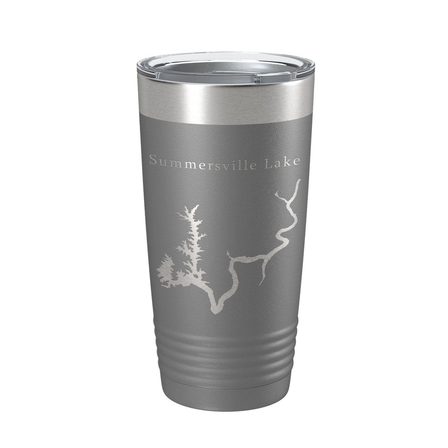 Summersville Lake Map Tumbler Travel Mug Insulated Laser Engraved Coffee Cup West Virginia 20 oz-16