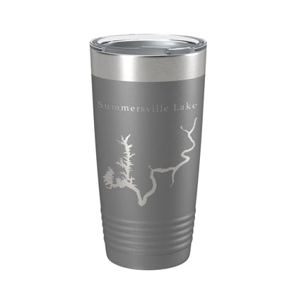 Summersville Lake Map Tumbler Travel Mug Insulated Laser Engraved Coffee Cup West Virginia 20 oz-16