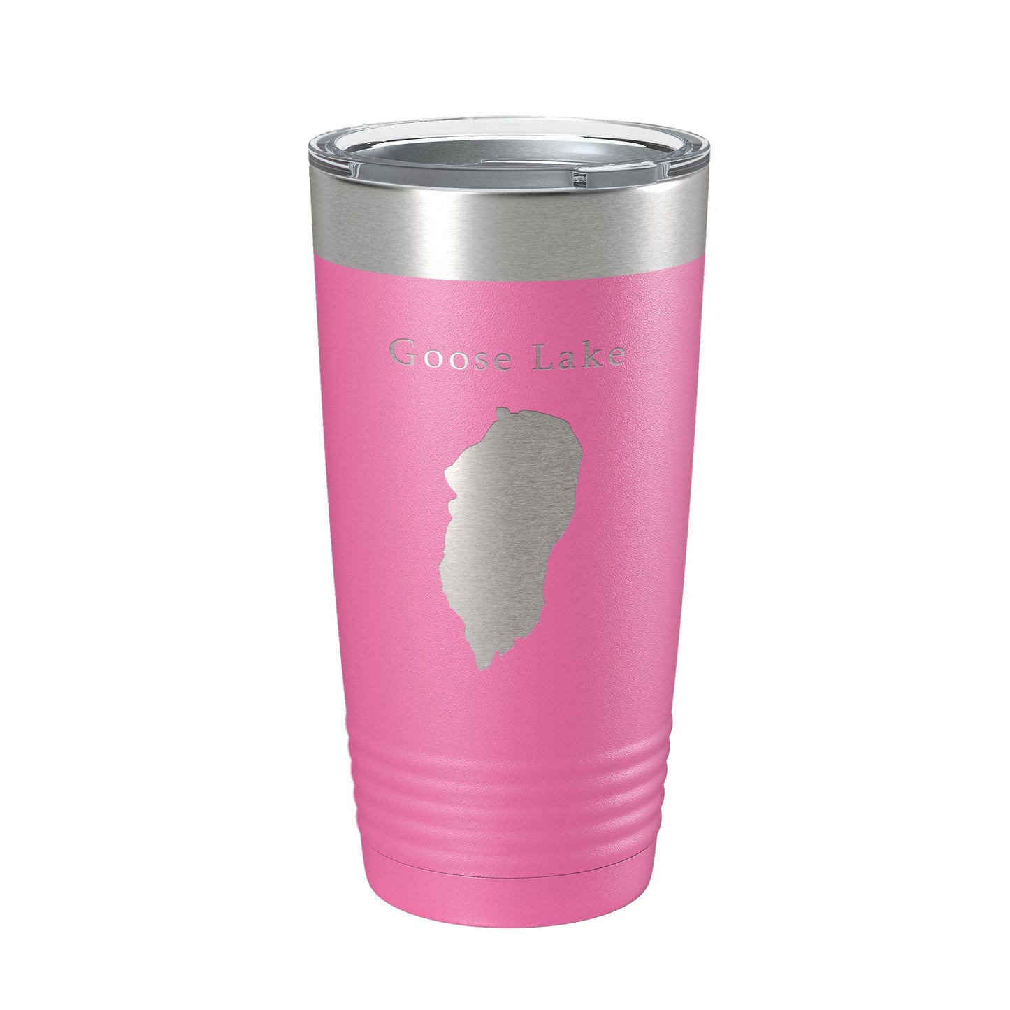 Goose Lake Map Tumbler Travel Mug Insulated Laser Engraved Coffee Cup California Oregon 20 oz-11