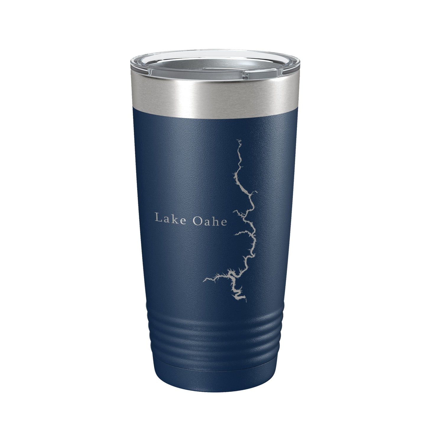 Lake Oahe Map Tumbler Travel Mug Insulated Laser Engraved Coffee Cup South Dakota 20 oz-2