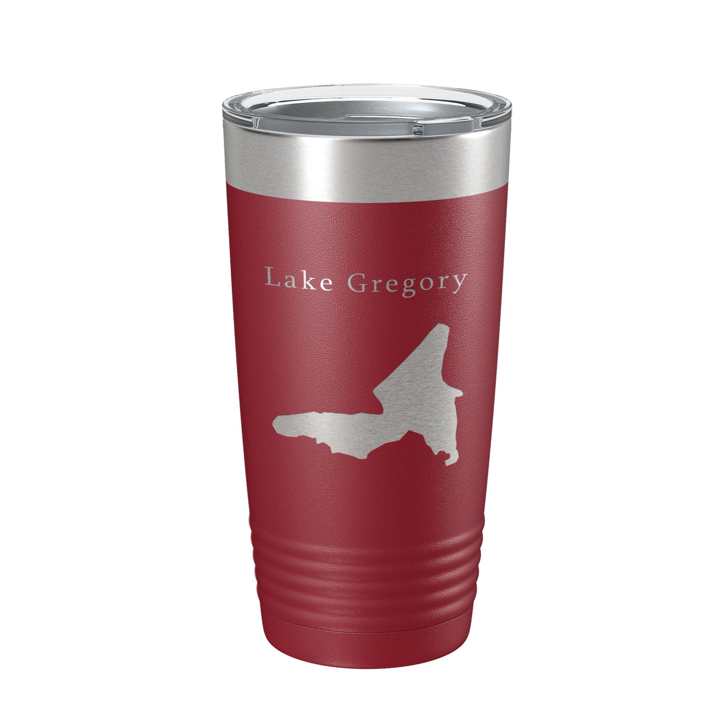 Lake Gregory Map Tumbler Travel Mug Insulated Laser Engraved Coffee Cup California 20 oz-18