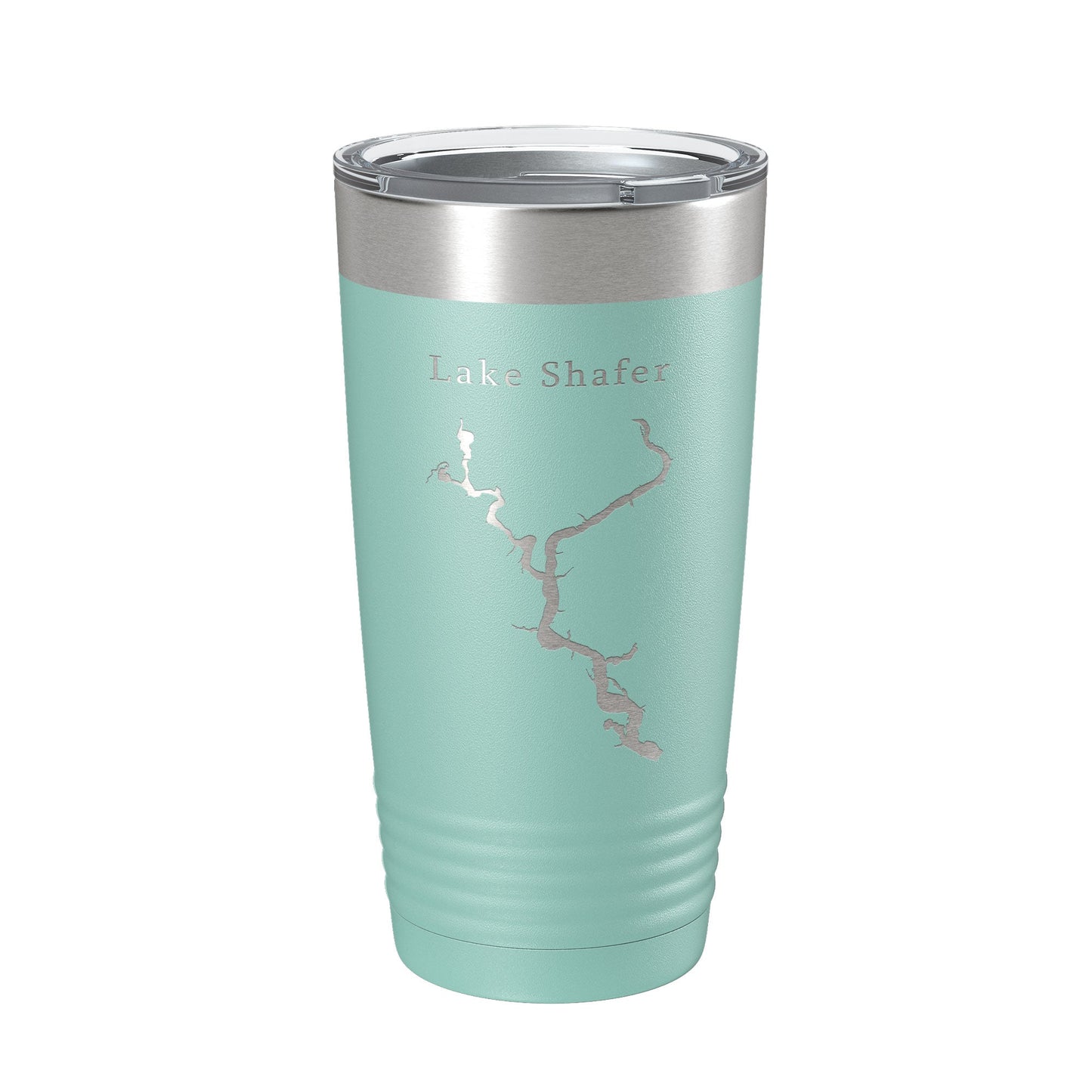 Lake Shafer Map Tumbler Travel Mug Insulated Laser Engraved Coffee Cup Indiana 20 oz-12
