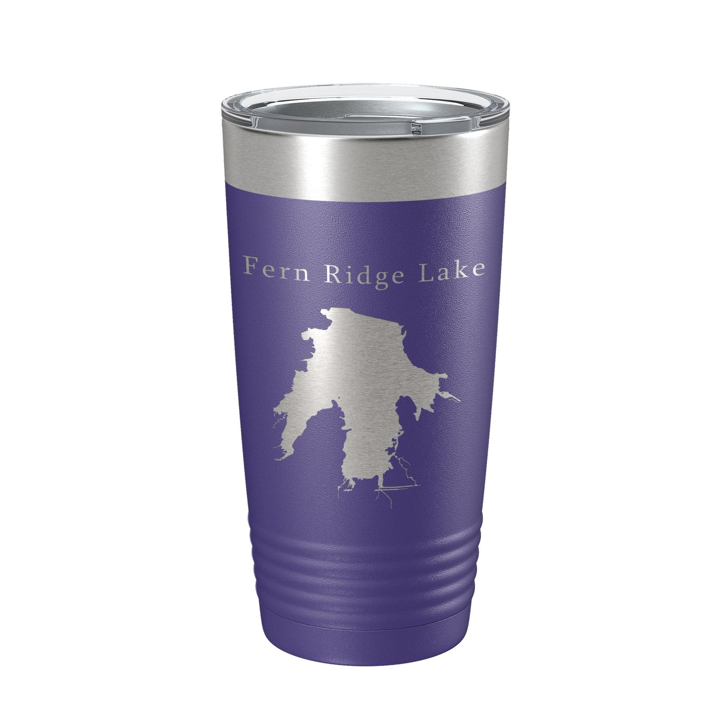 Fern Ridge Lake Map Tumbler Travel Mug Insulated Laser Engraved Coffee Cup Oregon 20 oz-15