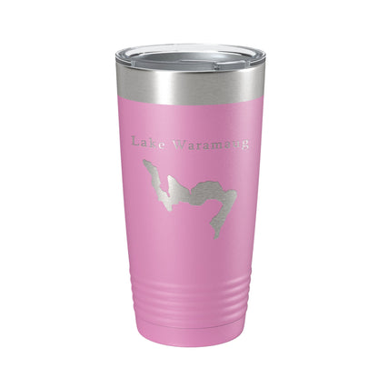 Lake Waramaug Map Tumbler Travel Mug Insulated Laser Engraved Coffee Cup Connecticut 20 oz-14