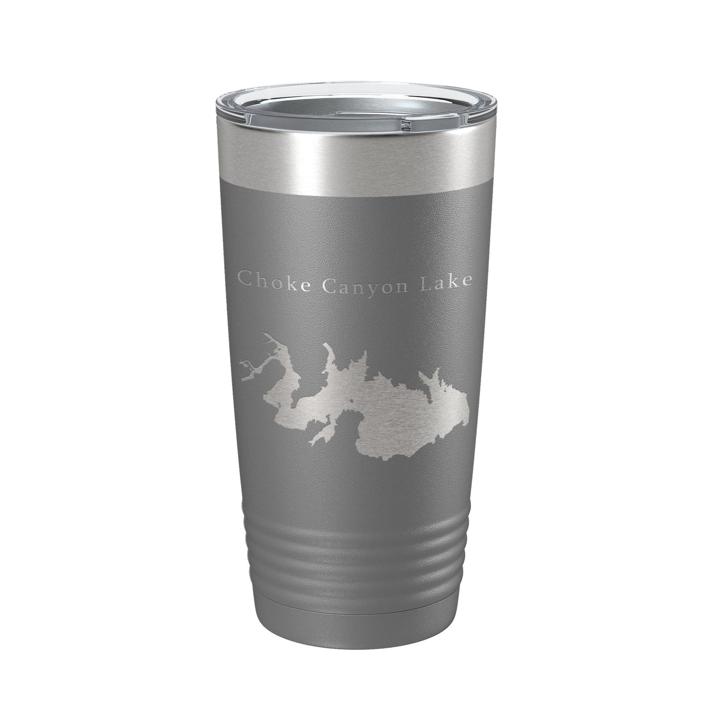 Choke Canyon Lake Map Tumbler Travel Mug Insulated Laser Engraved Coffee Cup Texas 20 oz-16