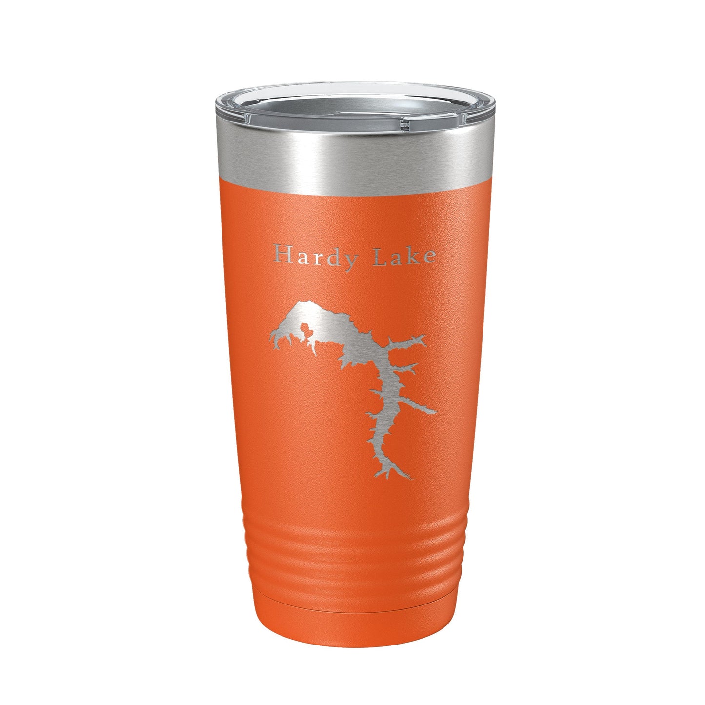 Hardy Lake Map Tumbler Travel Mug Insulated Laser Engraved Coffee Cup Indiana 20 oz-17