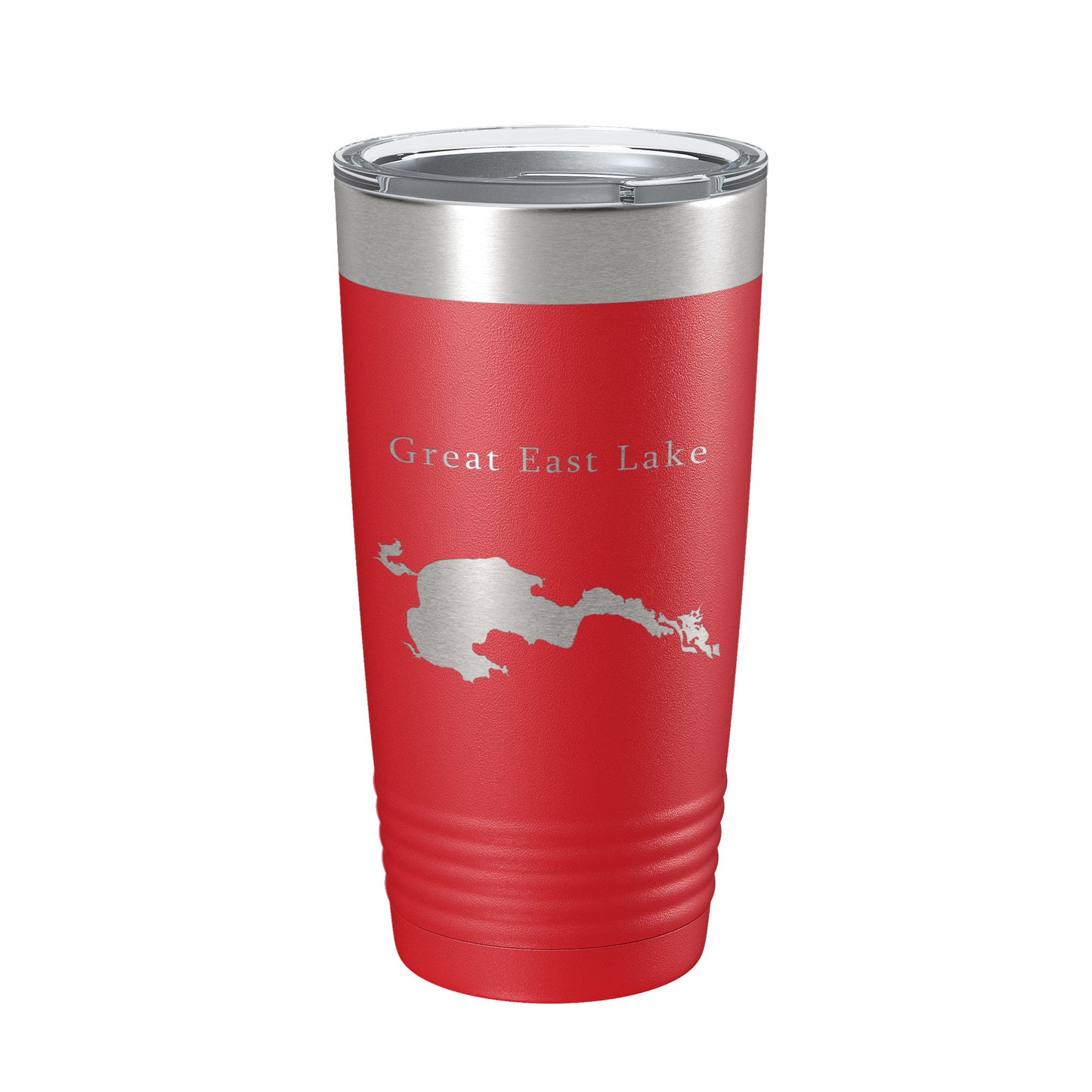 Great East Lake Map Tumbler Travel Mug Insulated Laser Engraved Coffee Cup Maine New Hampshire 20 oz-10