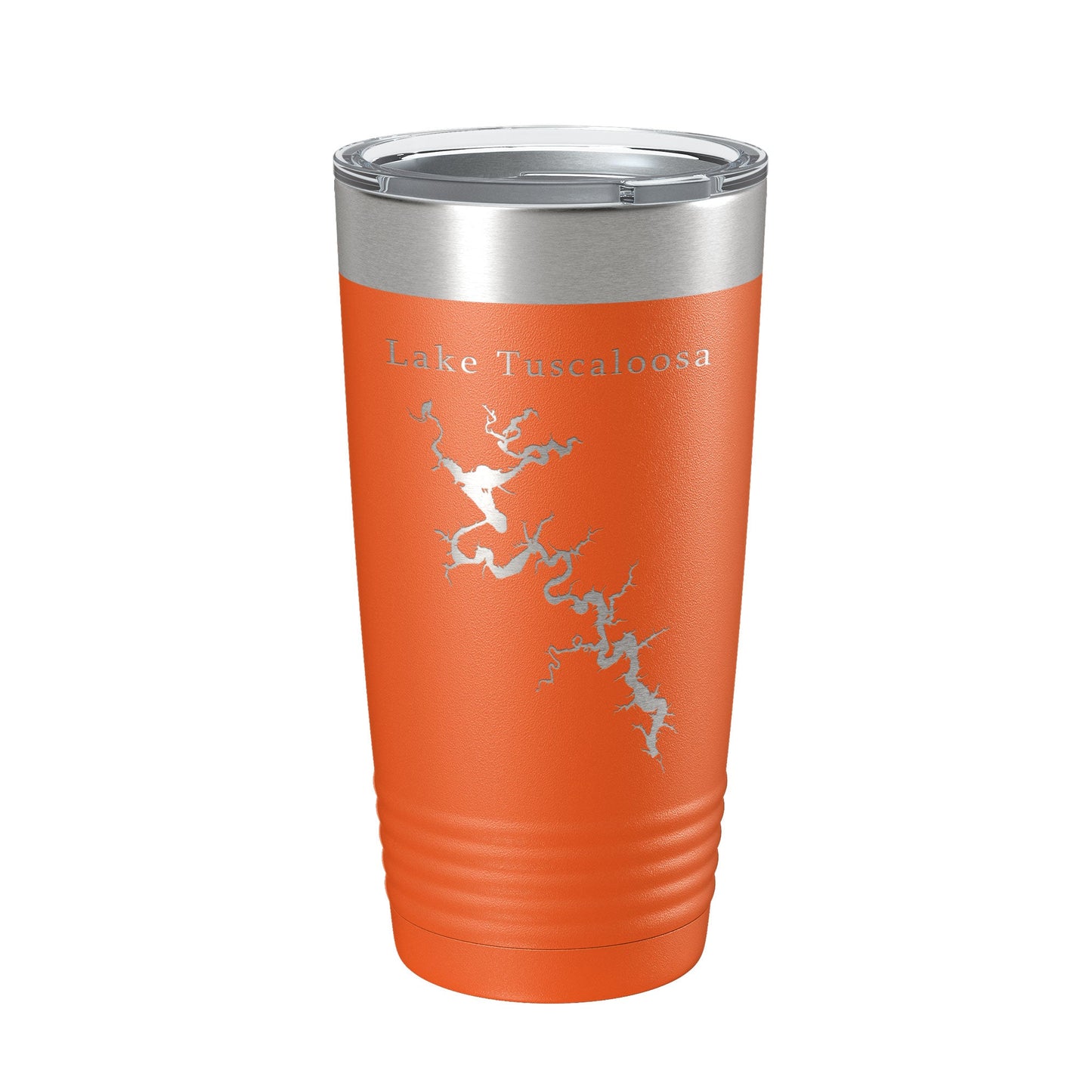Lake Tuscaloosa Map Tumbler Travel Mug Insulated Laser Engraved Coffee Cup Alabama 20 oz-17