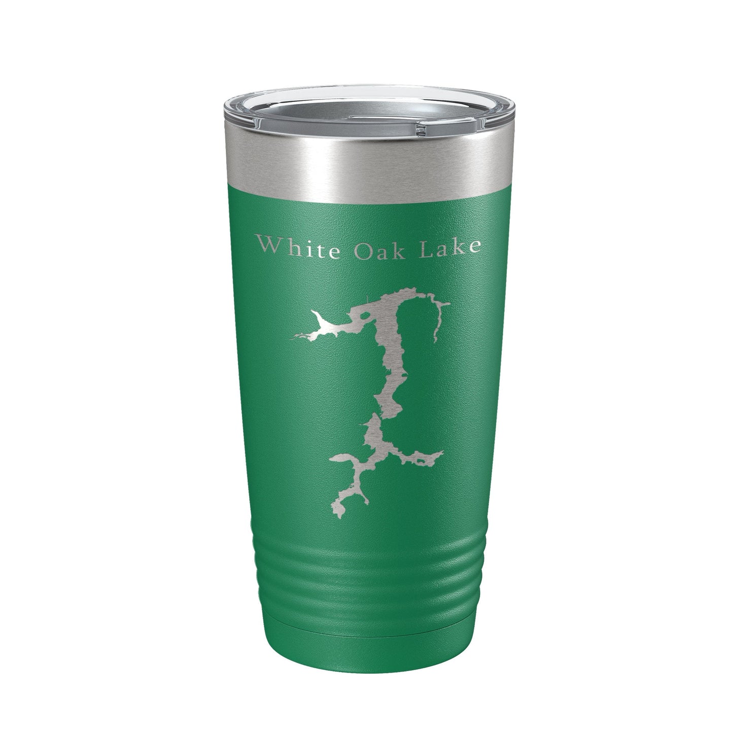 White Oak Lake Map Tumbler Travel Mug Insulated Laser Engraved Coffee Cup Arkansas 20 oz-9