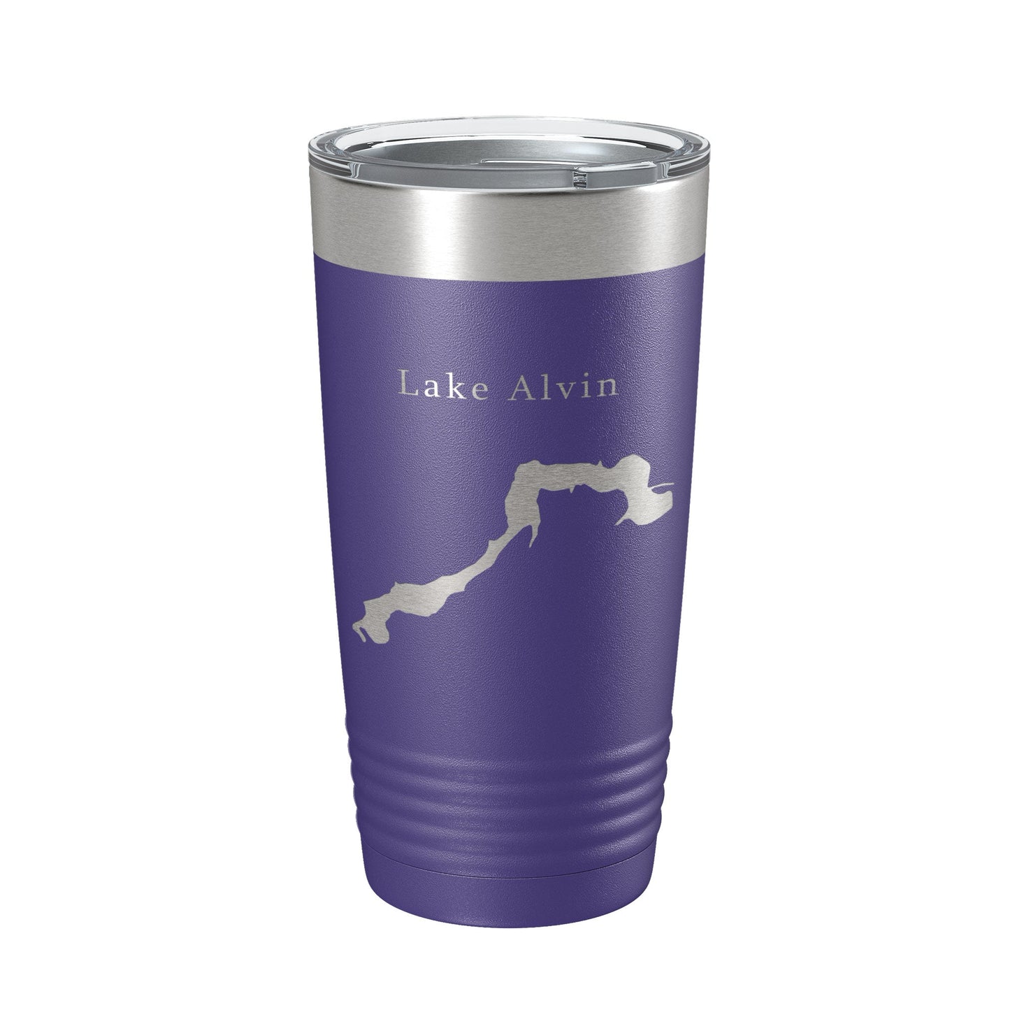 Lake Alvin Map Tumbler Travel Mug Insulated Laser Engraved Coffee Cup South Dakota 20 oz-15