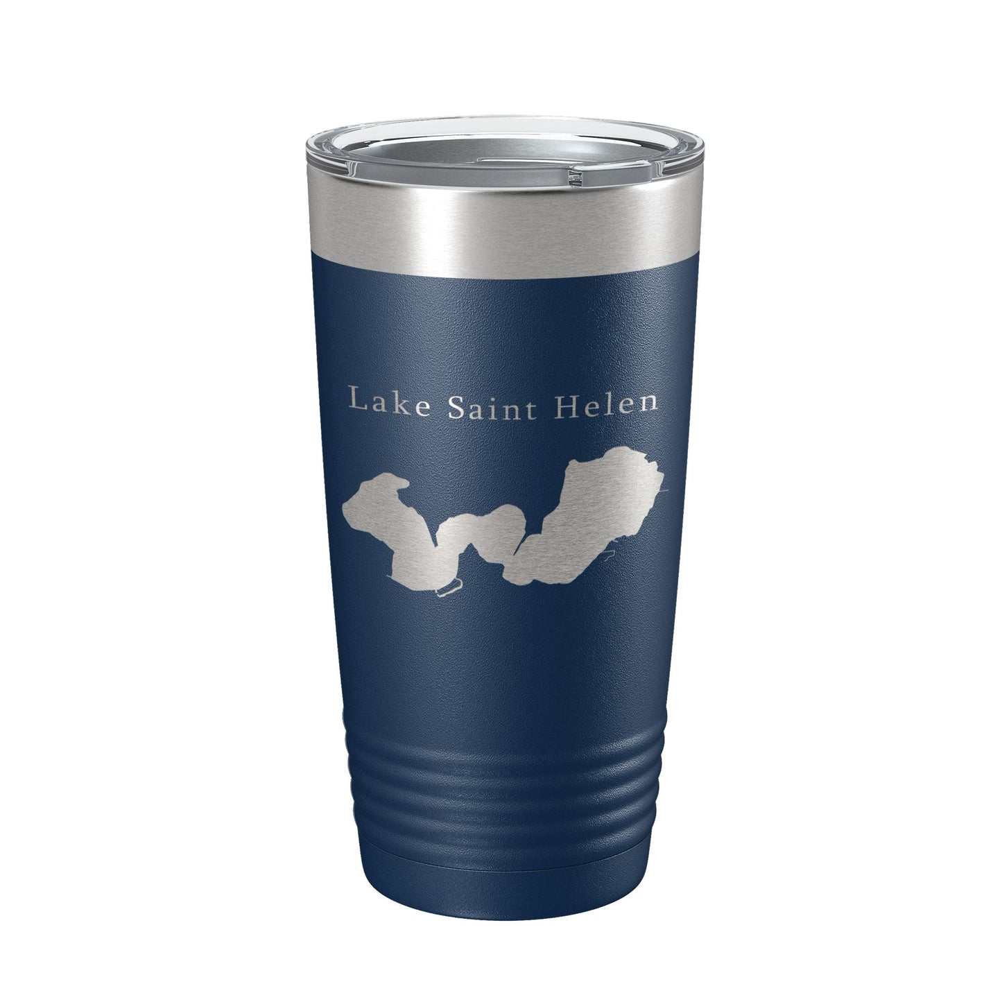 Lake Saint Helen Map Tumbler Travel Mug Insulated Laser Engraved Coffee Cup Michigan 20 oz-2