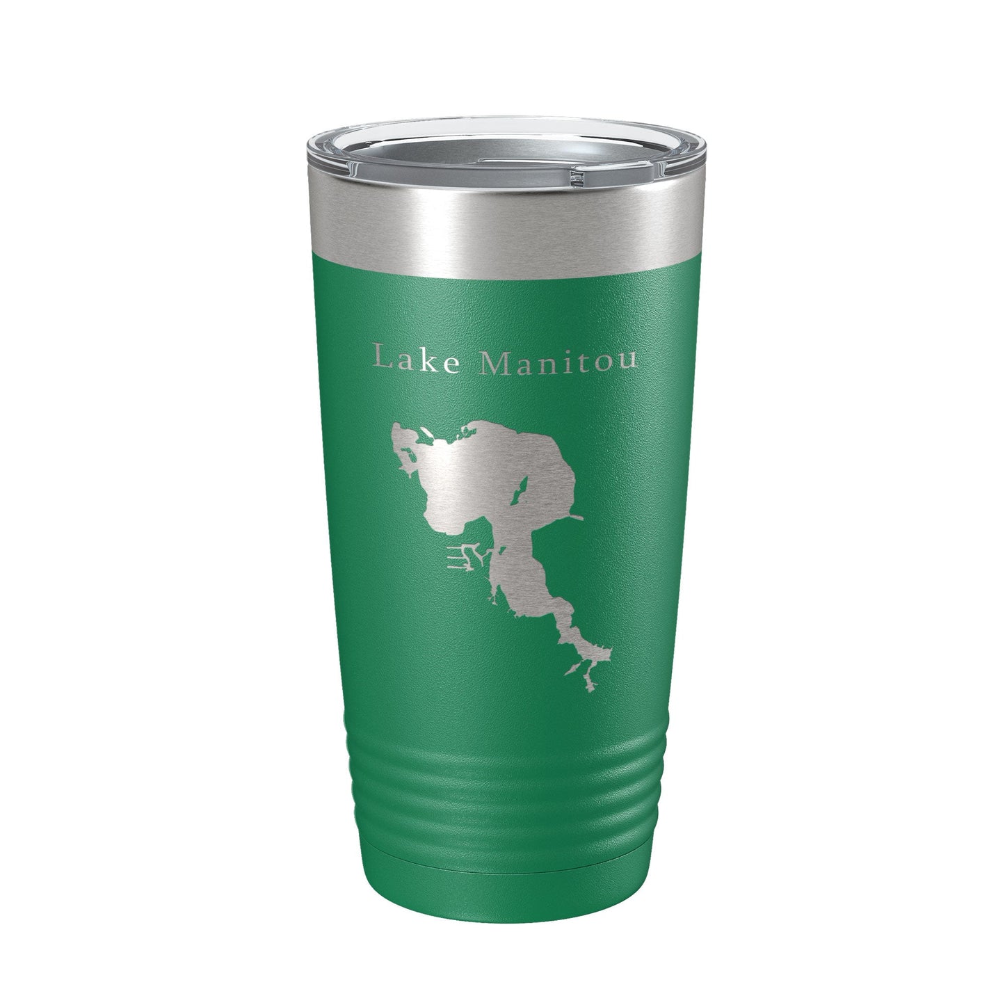 Lake Manitou Map Tumbler Travel Mug Insulated Laser Engraved Coffee Cup Indiana 20 oz-9