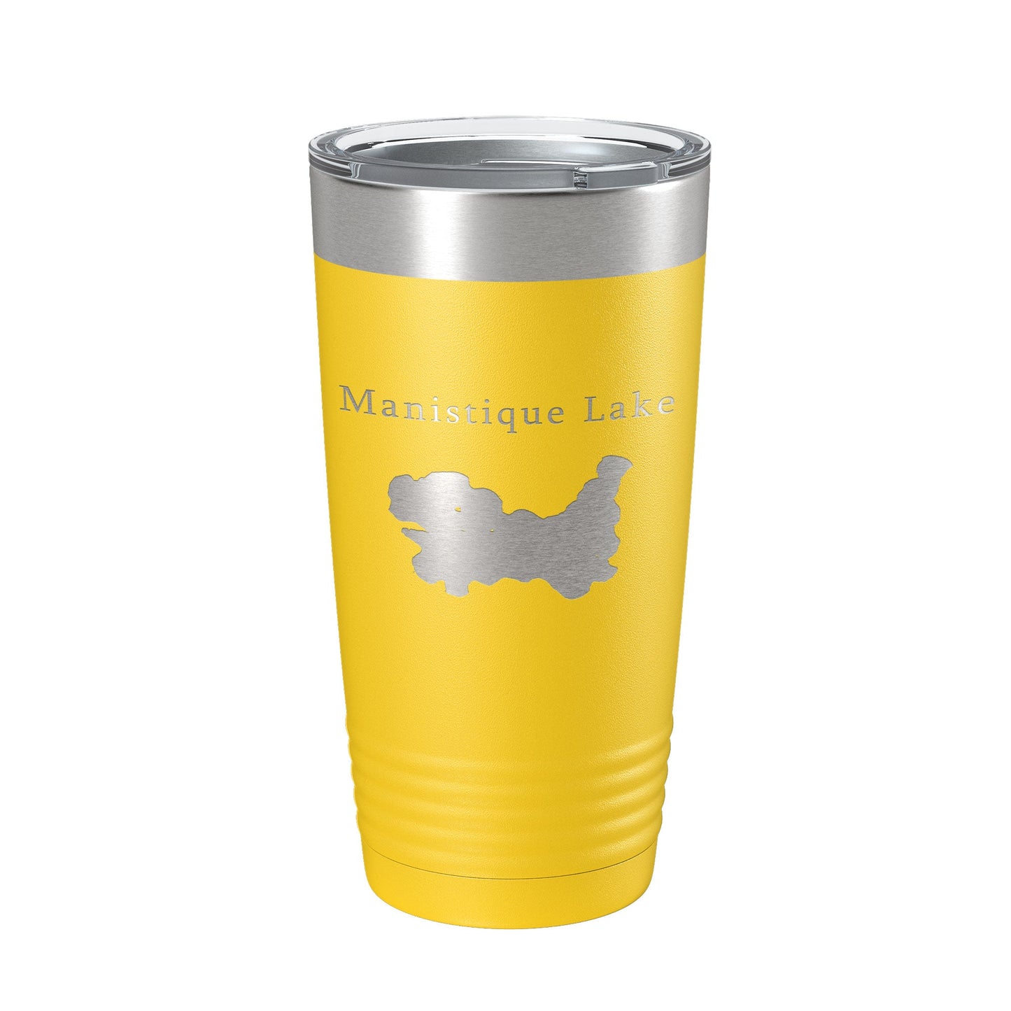 Manistique Lake Map Tumbler Travel Mug Insulated Laser Engraved Coffee Cup Michigan 20 oz-19