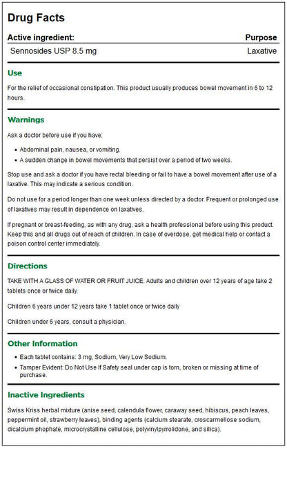 Modern Products Swiss Kriss Laxative Tabs (1x120 Tab)-1