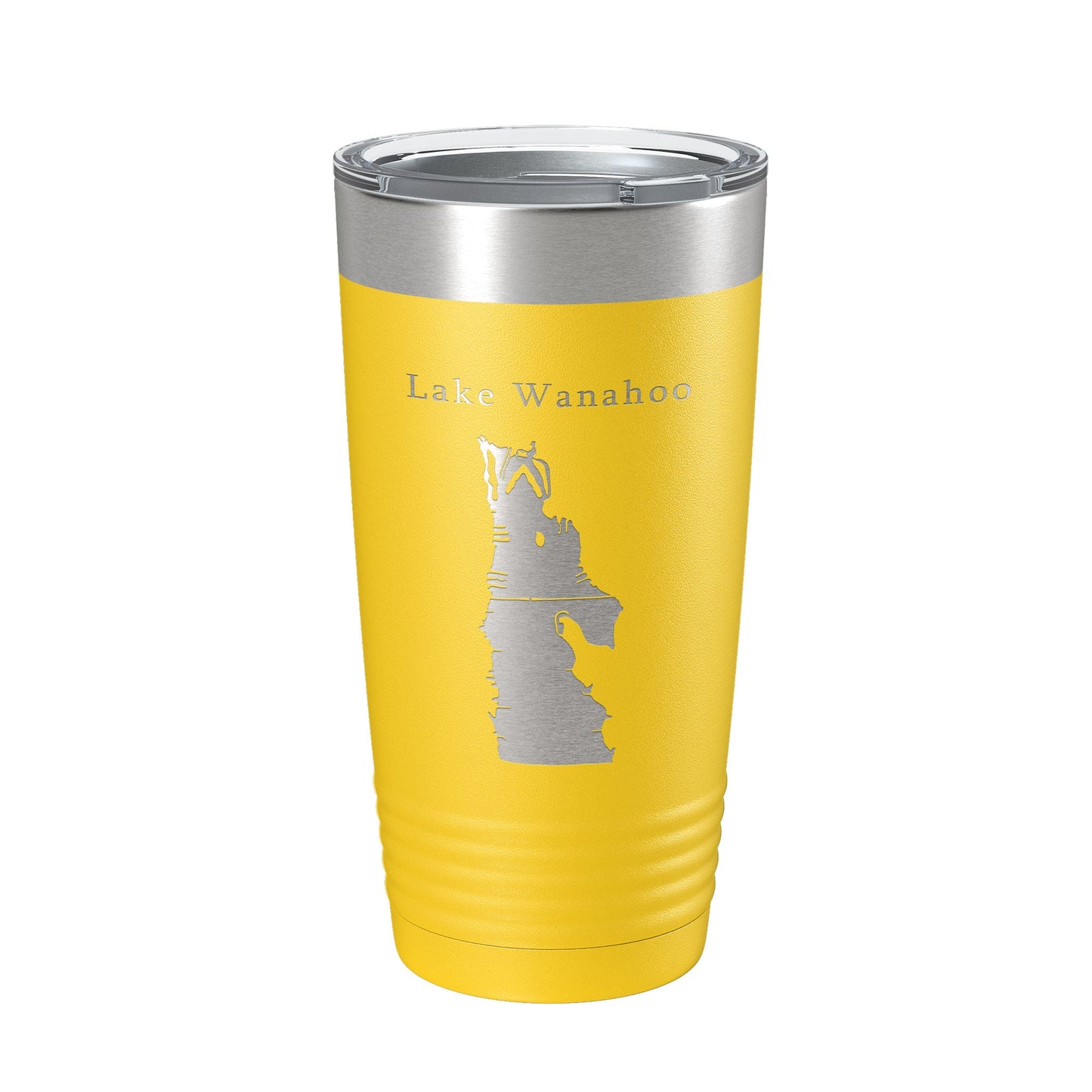 Lake Wanahoo Map Tumbler Travel Mug Insulated Laser Engraved Coffee Cup Nebraska 20 oz-19