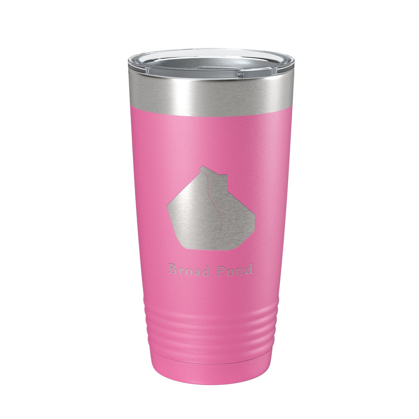 Broad Pond Tumbler Lake Map Travel Mug Insulated Laser Engraved Coffee Cup Indiana 20 oz-11