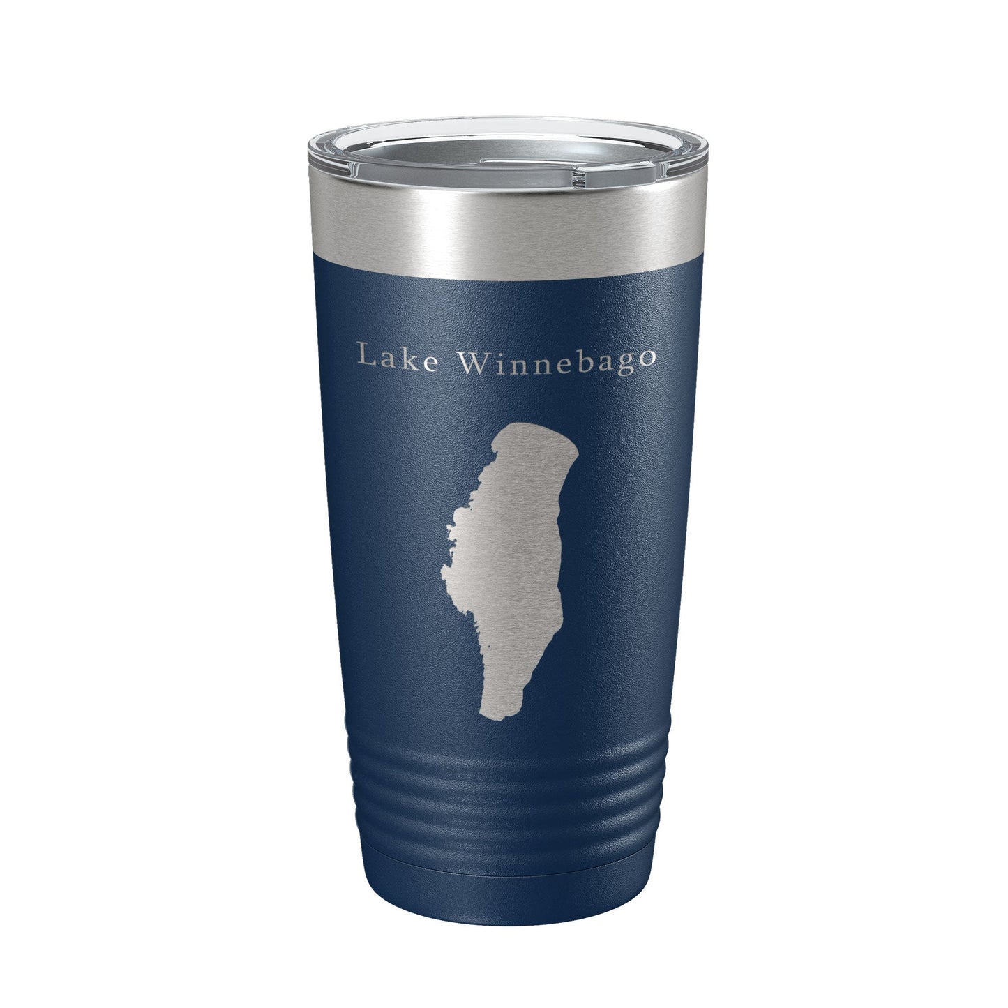 Lake Winnebago Map Tumbler Travel Mug Insulated Laser Engraved Coffee Cup Wisconsin 20 oz-8