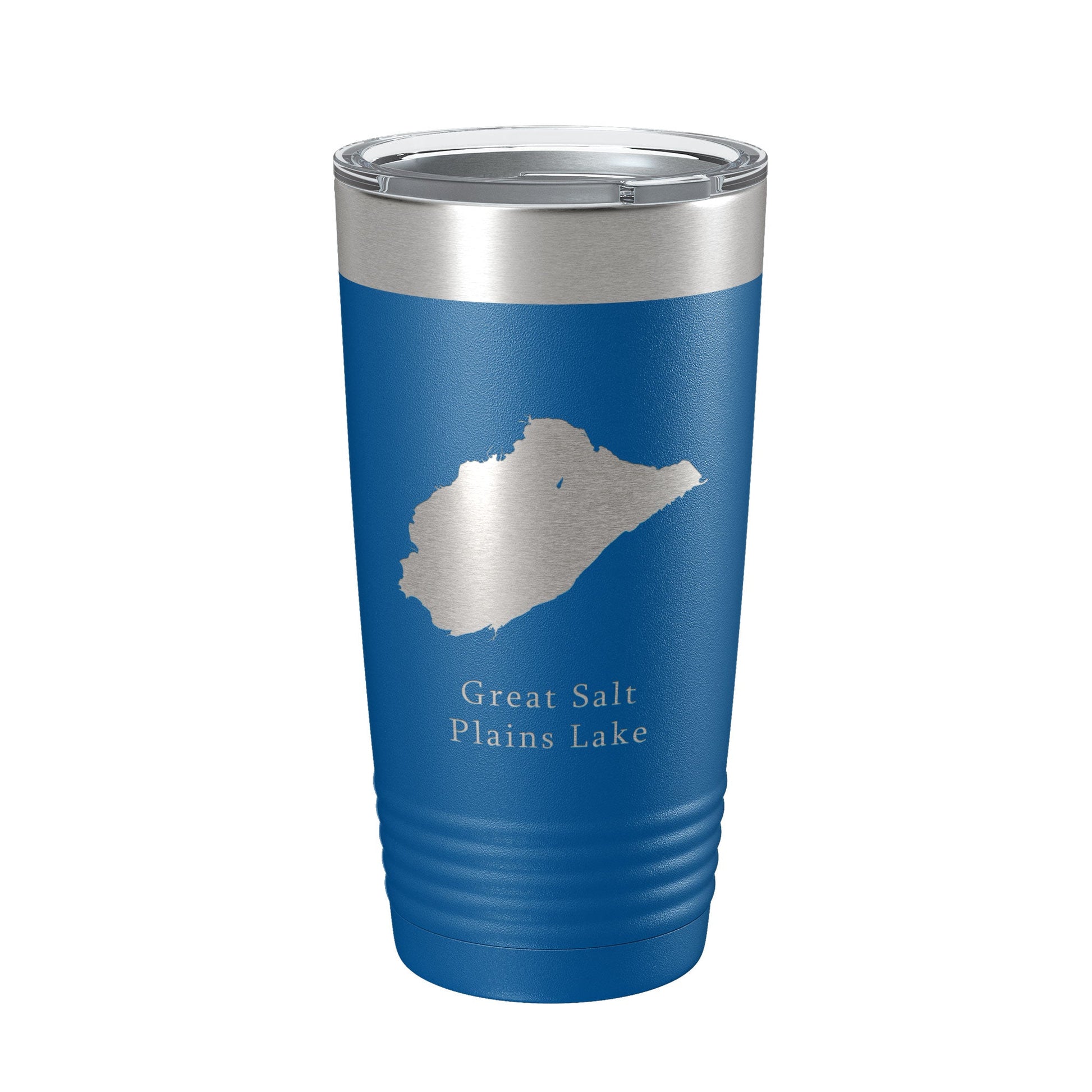 Great Salt Plains Lake Map Tumbler Travel Mug Insulated Laser Engraved Coffee Cup Oklahoma 20 oz-3