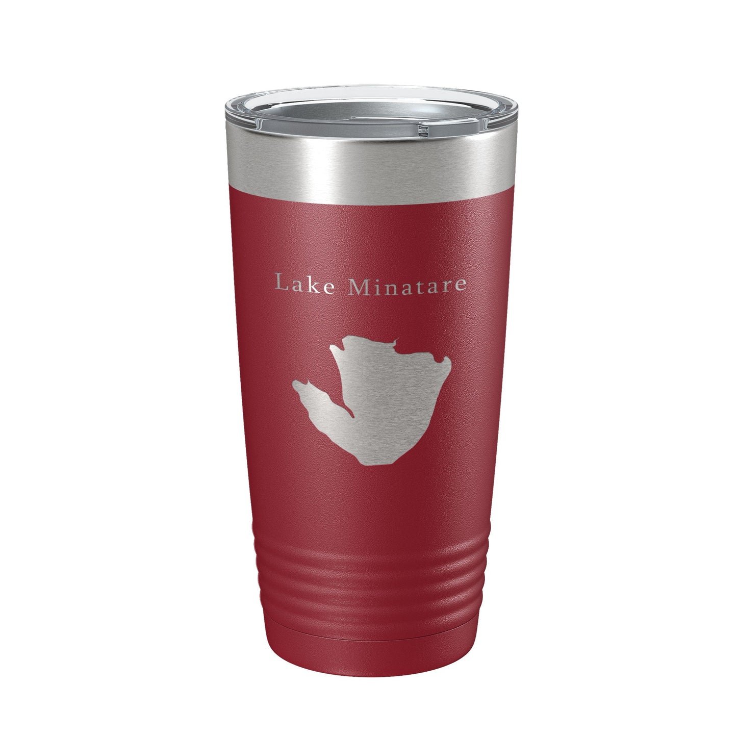 Lake Minatare Map Tumbler Travel Mug Insulated Laser Engraved Coffee Cup Nebraska 20 oz-18