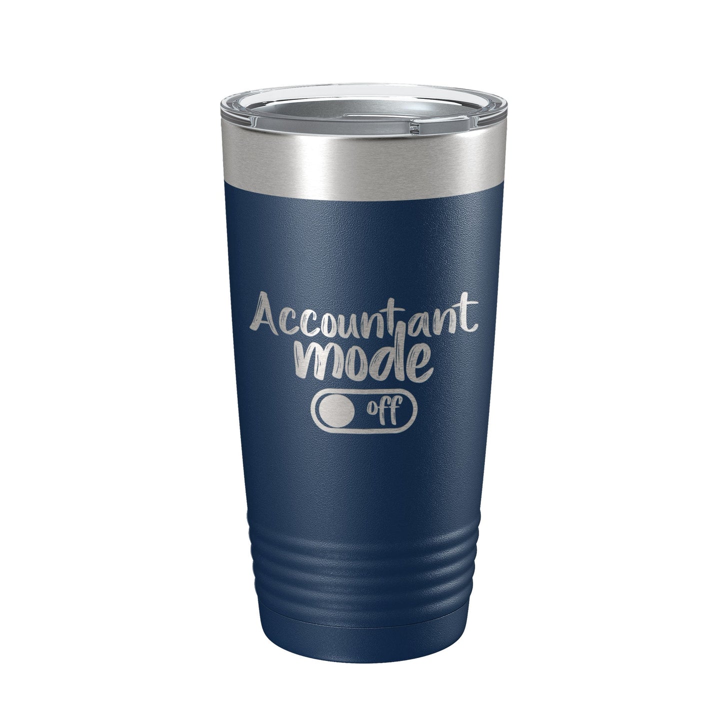 Accountant Mode Off Tumbler Travel Mug Insulated Laser Engraved CPA Retirement Gift Funny Coffee Cup 20 oz-8