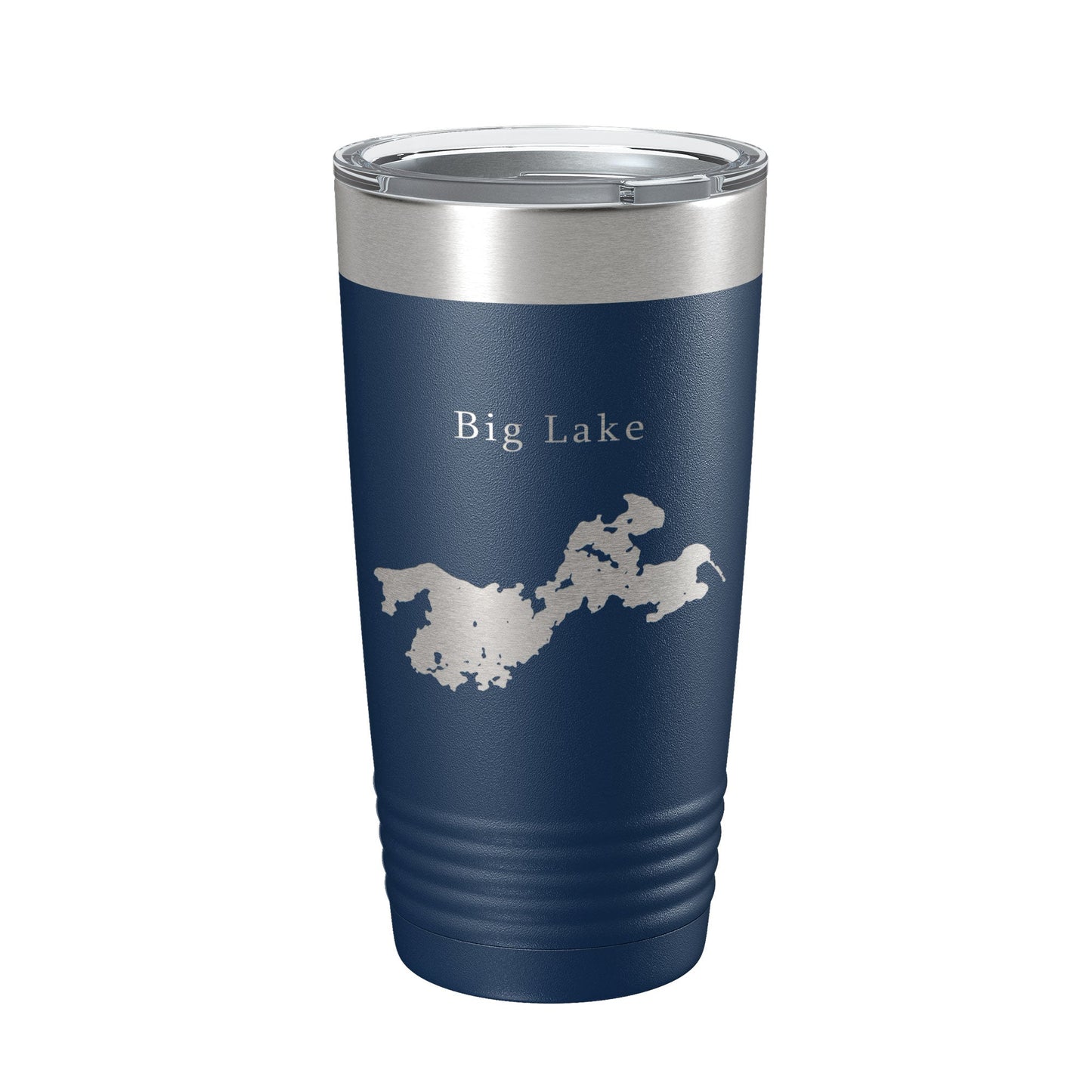 Big Lake Map Tumbler Travel Mug Insulated Laser Engraved Coffee Cup Alaska 20 oz-8