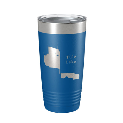 Tule Lake Map Tumbler Travel Mug Insulated Laser Engraved Coffee Cup California 20 oz-6
