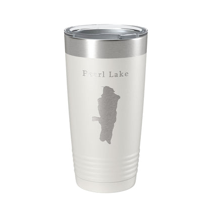 Pearl Lake Map Tumbler Travel Mug Insulated Laser Engraved Coffee Cup Colorado 20 oz-7