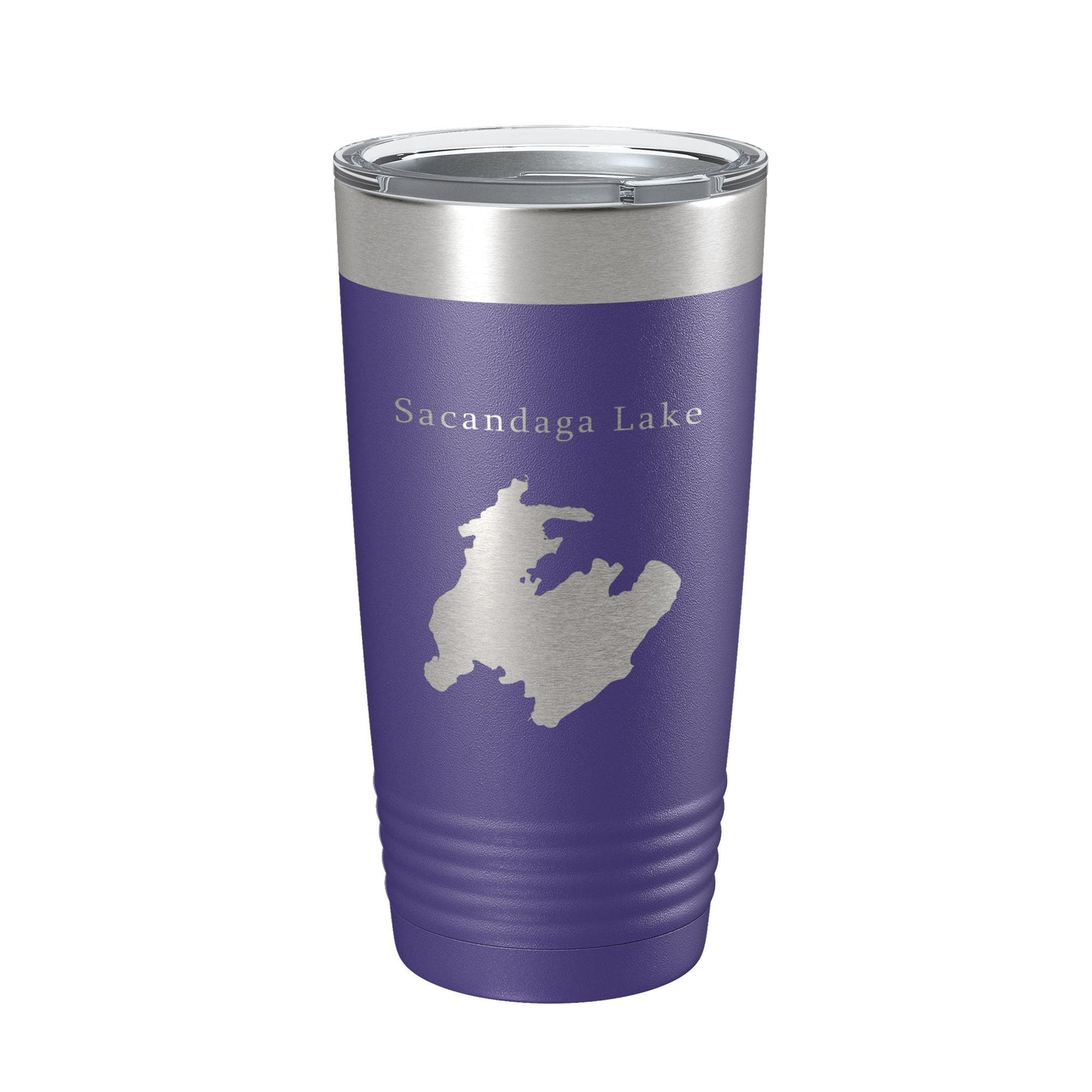 Sacandaga Lake Map Tumbler Travel Mug Insulated Laser Engraved Coffee Cup New York 20 oz-15