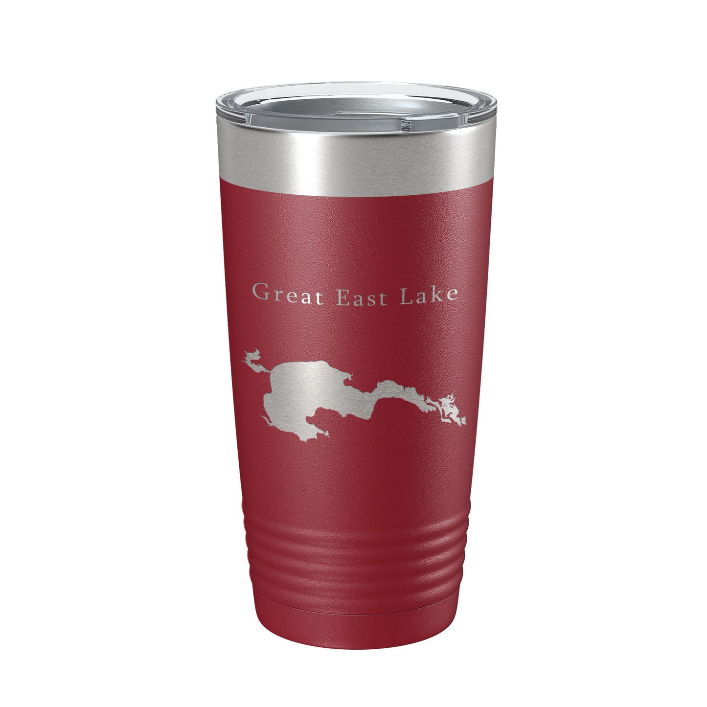 Great East Lake Map Tumbler Travel Mug Insulated Laser Engraved Coffee Cup Maine New Hampshire 20 oz-18