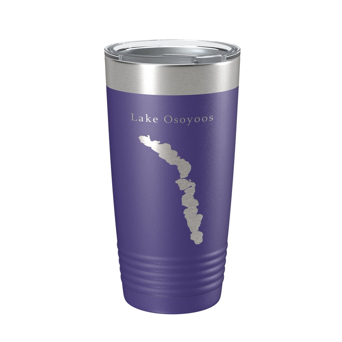 Lake Osoyoos Map Tumbler Travel Mug Insulated Laser Engraved Coffee Cup Washington BC 20 oz-15